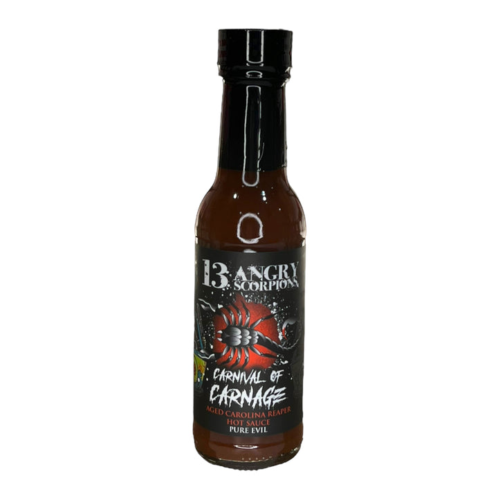 Carnival of Carnage - Carolina Reaper Hot Sauce | 13 Angry Scorpions