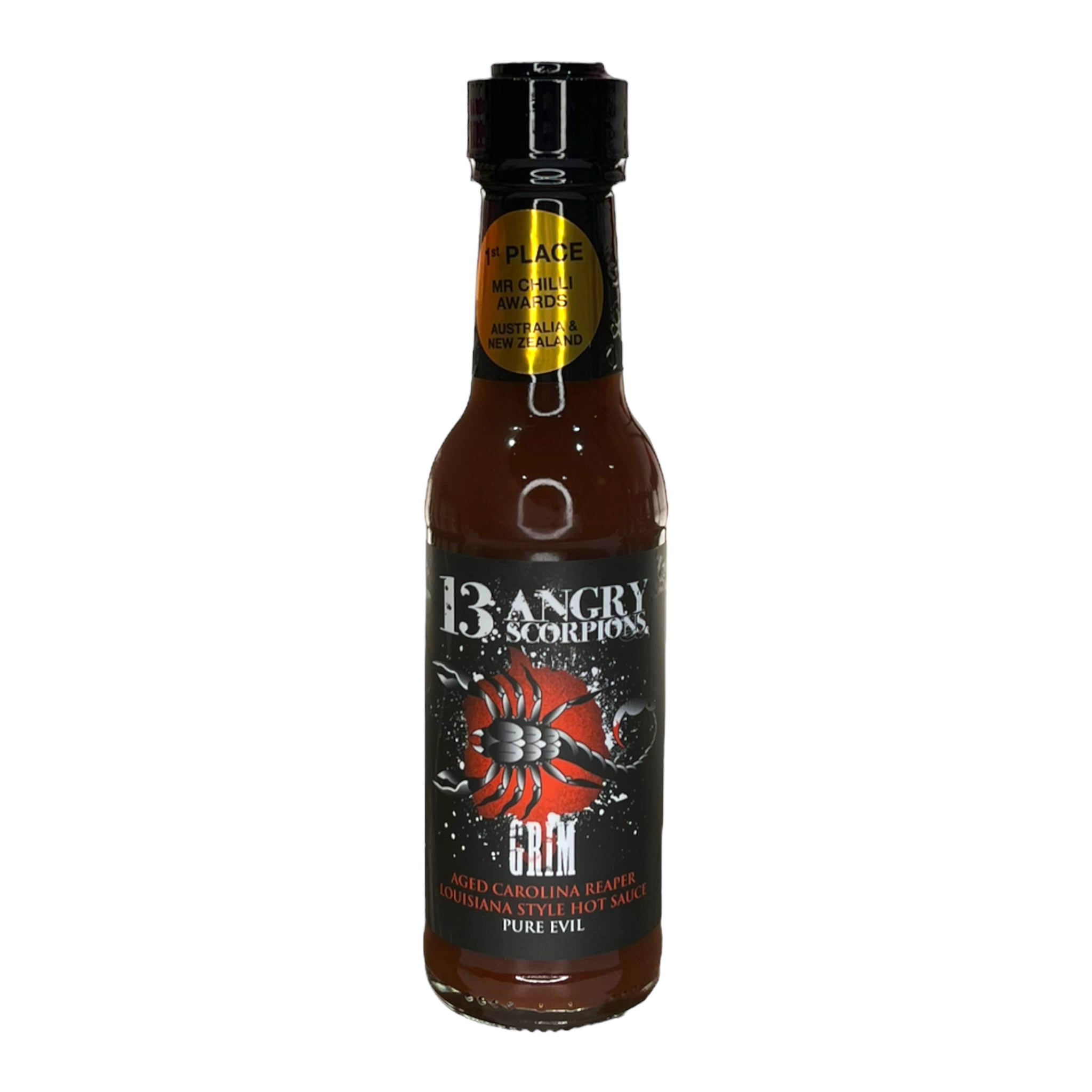 Grim Louisiana Style Hot Sauce 13 Angry Scorpions That Hot Sauce Shop