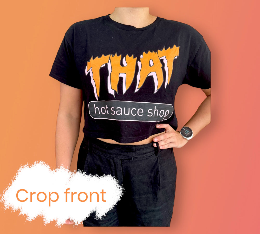 Women's crop tee - THAT Hot Sauce Shop