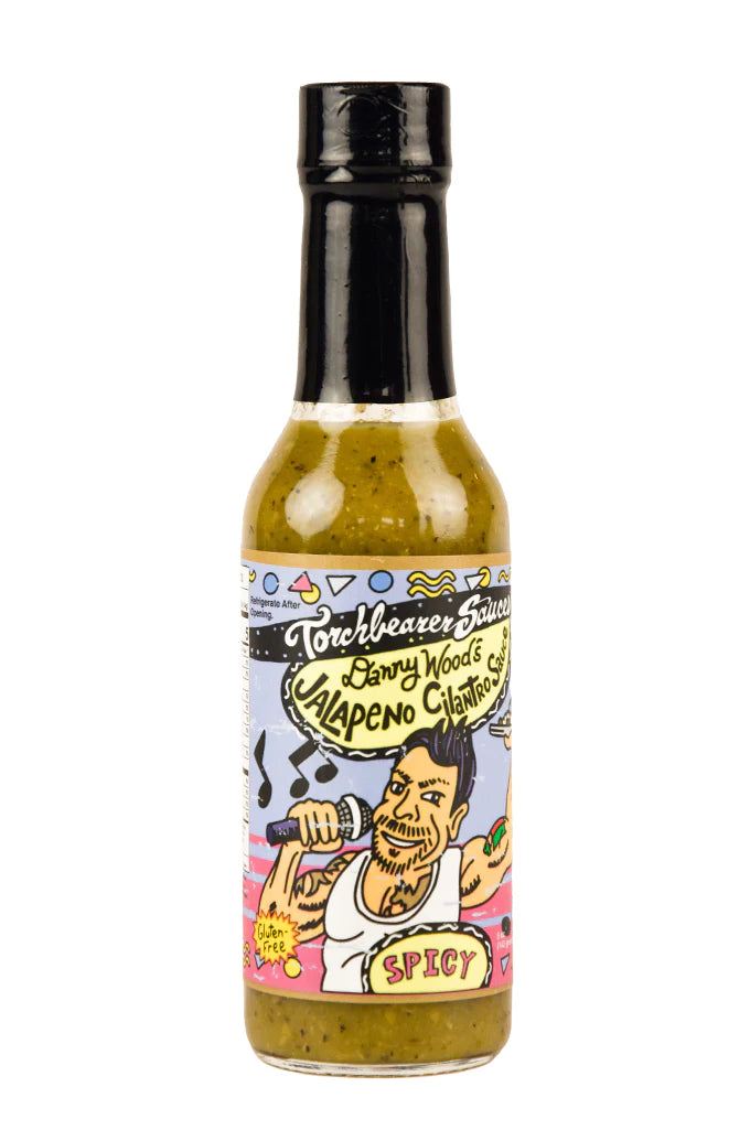 Danny Wood's Jalapeno Cilantro Hot Sauce |Torchbearer Sauces