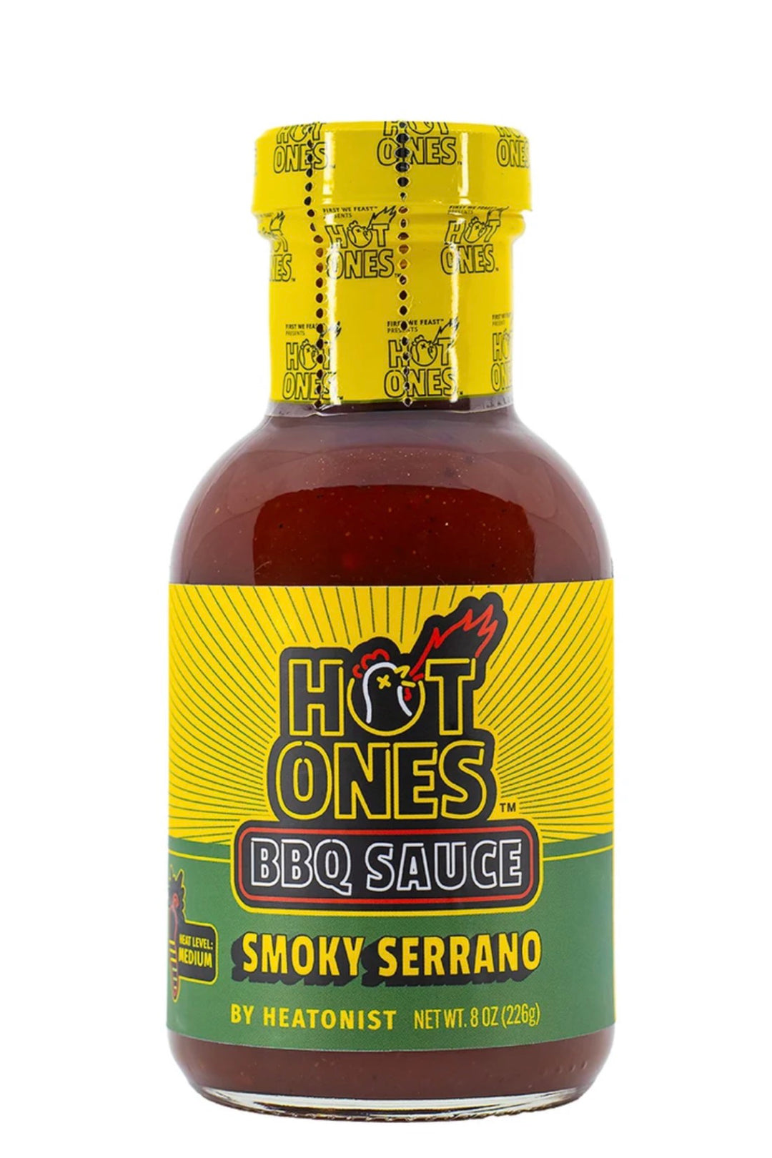 Hot One BBQ Smoky Serrano | Hot Ones Hot Sauce