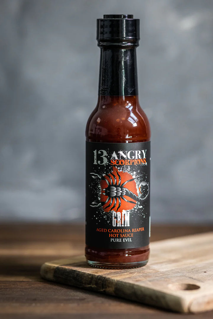Grim - Louisiana Style Hot Sauce | 13 Angry Scorpions