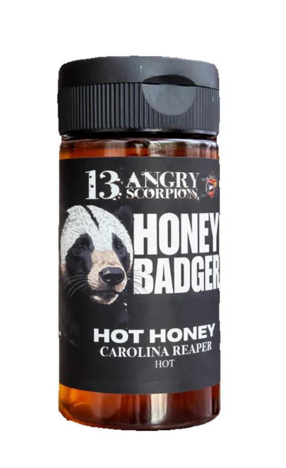 Honey Badger Carolina Reaper Honey | 13 Angry Scorpions