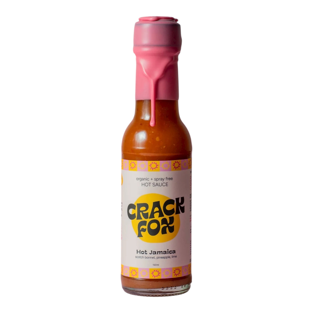 Hot Jamaica Hot Sauce - Scotch bonnet, pineapple + lime | Crack Fox