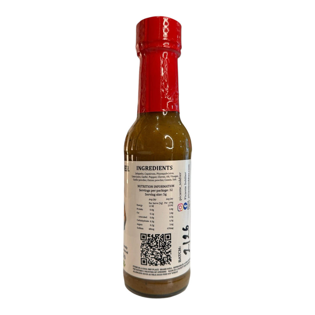 Medium Jalapeno Mild Sauce | Picante Soldier