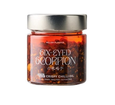 Extra Spicy Crispy Chilli Oil | Six-Eyed Scorpion