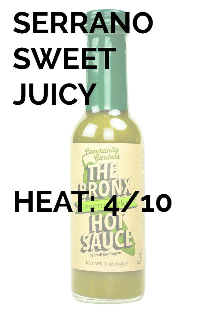 The Bronx Green Mild Hot Sauce | Small Axe Peppers